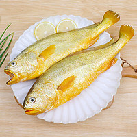 鸿顺 鲜冻黄花鱼700g/2条 国产鱼类 大黄鱼 生鲜 海鲜水产