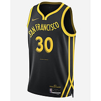 NIKE 耐克 金州勇士队 Dri-FIT NBA Swingman Jersey 男子速干球衣 DX8502-011