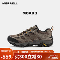 MERRELL 迈乐 迈乐男款户外徒步鞋MOAB3防滑耐磨轻量登山徒步鞋