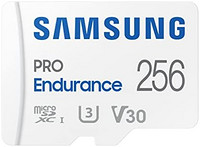 SAMSUNG 三星 PRO Endurance 256GB MicroSDXC 存储卡，带适配器 – Class 10、U3、V30 ( MB-MJ256KA/AM)