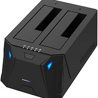 SABRENT USB 3.0 转 SATA I/II/III 双槽外置硬盘扩展坞