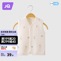 Joyncleon 婧麒 宝宝马甲春秋冬婴儿马夹保暖外套儿童纯棉外穿男女坎肩新生儿背心 小花保暖马夹 80cm