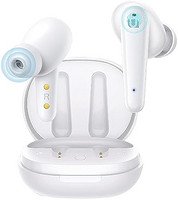yoyomax 无线耳塞蓝牙 5.0 耳机触摸控制,高保真立体声蓝牙耳机,白色