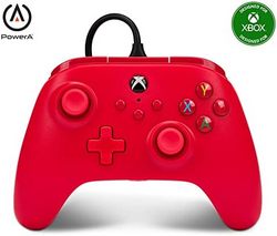 PowerA 有线控制器 -红色 Xbox Series X|S用 PC Windows 10/11 (官方*) 1519366-01