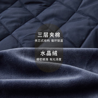 JELLYBABY 男童外套冬季儿童加绒保暖衣服冬款男孩加厚冬装宝棉服2023新款 宝蓝 110cm