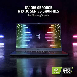 RAZER 雷蛇 Blade Pro 17 游戏笔记本电脑 2021:英特尔酷睿 i7-11800H 8 核、NVIDIA GeForce RTX 3060
