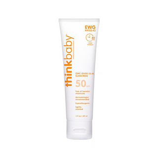 thinkbaby新乐宝贝 儿童防晒霜宝宝防晒乳SPF50 物理防晒霜户外89ml 防晒霜SPF50+89ml