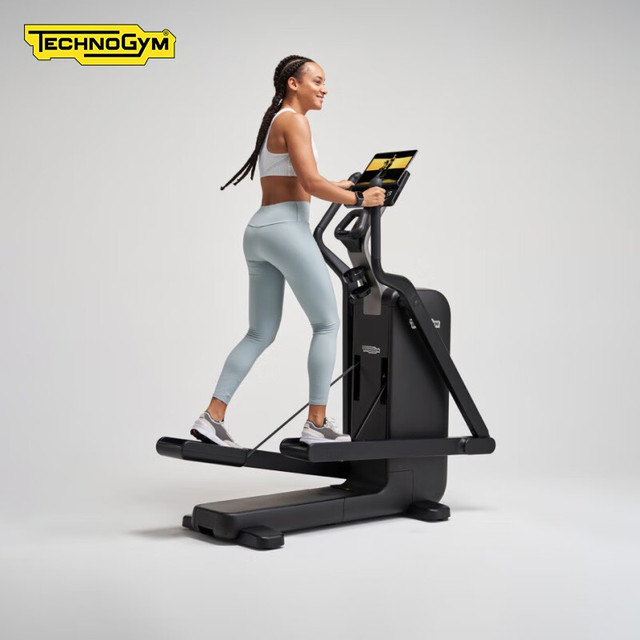 Technogym 泰诺健 [12月底发货]家用新款可折叠椭圆机漫步机Elliptical 黑色