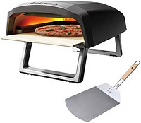 MasterPRO 那不勒斯 |披萨烤箱 |便携式燃气烤箱，具有高达 500ºC  | 60 秒内准备好披萨 |包括手提袋和石板