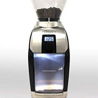 BARATZA Virtuoso+ 锥形磨盘咖啡研磨机，带数字定时器显示