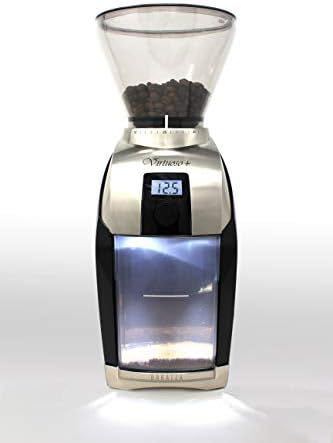 BARATZA Virtuoso+ 锥形磨盘咖啡研磨机，带数字定时器显示