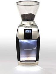 BARATZA Virtuoso+ 锥形磨盘咖啡研磨机，带数字定时器显示