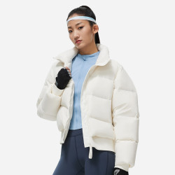 lining李宁短羽绒服女士2023新款健身系列秋季立领宽松保暖运动服