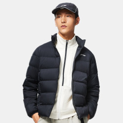 lining李宁火锅羽绒服防泼水男士2023新款冬季立领保暖外套运动服