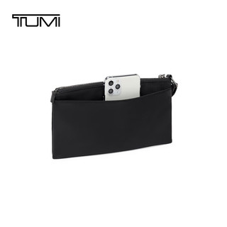TUMI 途明 VOYAGEUR系列女士高端时尚手拿包 0196629DGM黑色拼烟枪色 送礼物520情人节礼物