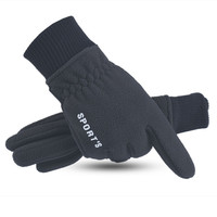 FOREVER 永久 冬季加绒手套女骑行防风五指护手棉滑雪可触屏防寒加厚PJ