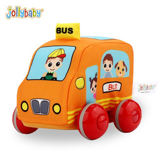 jollybaby儿童玩具男孩汽车消防车宝宝男女孩婴儿新年回力车 回力车-公交车