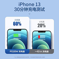 移动端、京东百亿补贴：chijie 驰界 苹果快充套装PD20W充电器+数据线适用于iPhone13/12/11/X/XS/8p