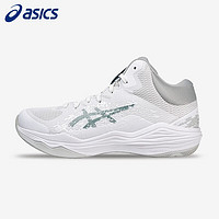 ASICS 亚瑟士 篮球鞋男鞋NOVA FLOW 2秋季新款透气缓震耐磨实战运动球鞋 白色 39.5