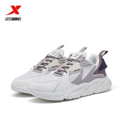 xtep特步闪电女休闲鞋官方运动鞋女轻便简约休闲老爹女鞋978118320050