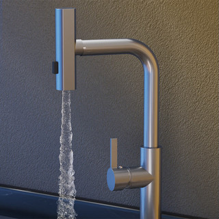 Ballee 贝乐卫浴 贝乐（Ballee）JL102F洗菜盆龙头厨房飞雨水龙头水槽冷热水