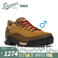 DANNER户外休闲男款低帮徒步鞋Panorama防水防滑登山鞋 63470 棕红 男EE加宽版 43