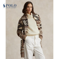 Polo Ralph Lauren 拉夫劳伦 女装 23年秋几何图案针织开襟衫RL25167 101-图片色 S