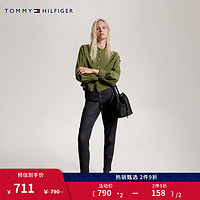 TOMMY HILFIGER女装金属字母可拆卸背带抽绳口手提水桶包15218 黑色BDS OS