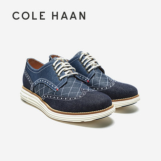 colehaan/歌涵 男鞋牛津鞋 23年秋季舒适缓震时尚休闲皮鞋C38488 藏青-C38488 43