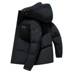 snowflying 雪中飞 男士连帽羽绒服男款秋冬季2023新款男生加厚保暖