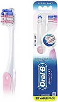 Oral-B 欧乐-B 欧乐B 牙龈护理迷你牙刷，软毛，2支装