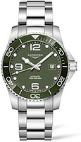 LONGINES 浪琴 orologio uomo HydroConquest verde 41mm 自动 acciaio L3.781.4.06.6