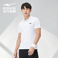 抖音超值购：ERKE 鸿星尔克 运动polo衫男2023休闲短袖T恤