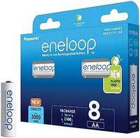 eneloop 爱乐普 黑五Panasonic 松下电器 eneloop 即用型 Ni-MH 电池，AA/Mignon，8 件装，容量2000 mAh 5号充电电池