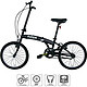 Nilox X0,折叠自行车,20英寸(约50.8厘米)车轮,哑光黑