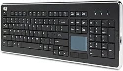Adesso 艾迪索 AKB-440UB - SlimTouch 440 桌面触摸板有线键盘 - 黑色
