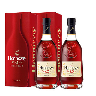 抖音超值购：Hennessy 轩尼诗 VSOP 干邑白兰地 40%vol 700ml*2瓶