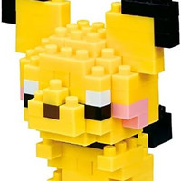 nanoblock 宠物小精灵 Pichu 神奇宝贝迷你积木玩具，黄色