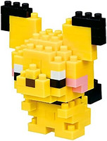 nanoblock 宠物小精灵 Pichu 神奇宝贝迷你积木玩具，黄色