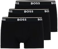 HUGO BOSS 男式 3 件装弹力棉常规版型内裤