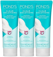 POND'S 旁氏 Clear Solution 泡沫洗面奶3 件装50ml