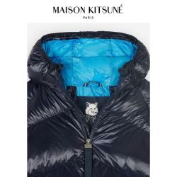 maisonkitsun07maisonkitsunexnivose联名男女同款鸭绒短款羽绒服