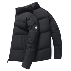 snowflying雪中飞男式立领羽绒服秋冬保暖舒适精美袖标防风袖口简约