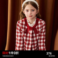 Mini Peace MiniPeace太平鸟童装春新女童夹克F2BCE1A30 红格纹 130cm
