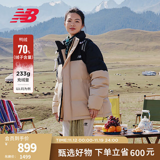 NEW BALANCE NB男女同款冬季潮流时尚保暖羽绒服 INC AMJ33340 L