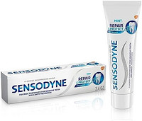 SENSODYNE 舒适达 修复和保护薄荷牙膏，用于敏感牙齿和预防蛀牙的牙膏，3.4盎司（约96.4克）