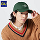 GU 极优 男式斜纹布帽2023春季休闲时尚便利实用百搭印花346356