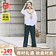 UNIQLO 优衣库 女士休闲直筒裤 461651