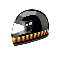 AMZ 复古摩托车头盔男四季哈雷机车安全帽女玻璃钢冬季3C认证全盔