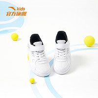 抖音超值购：ANTA 安踏 儿童小童板鞋低帮运动鞋网面舒适小白鞋官方旗舰A312129980C